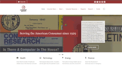 Desktop Screenshot of consumersresearch.org